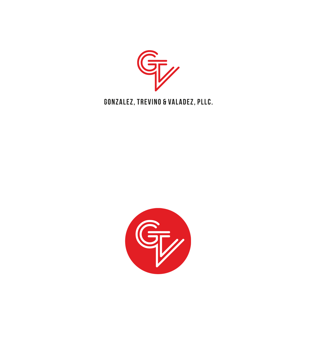 Logo Design by bijuak for Gonzalez, Trevino & Valadez, PLLC | Design #36690853