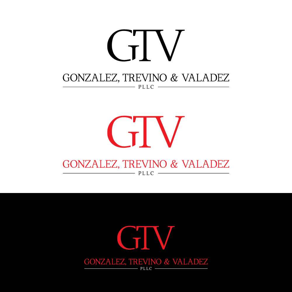 Logo Design by H4R5Z for Gonzalez, Trevino & Valadez, PLLC | Design #36742305