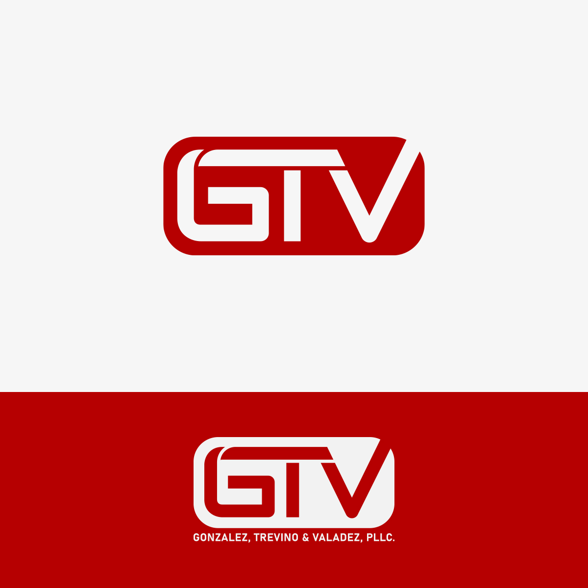 Logo Design by Salina R for Gonzalez, Trevino & Valadez, PLLC | Design #36690397