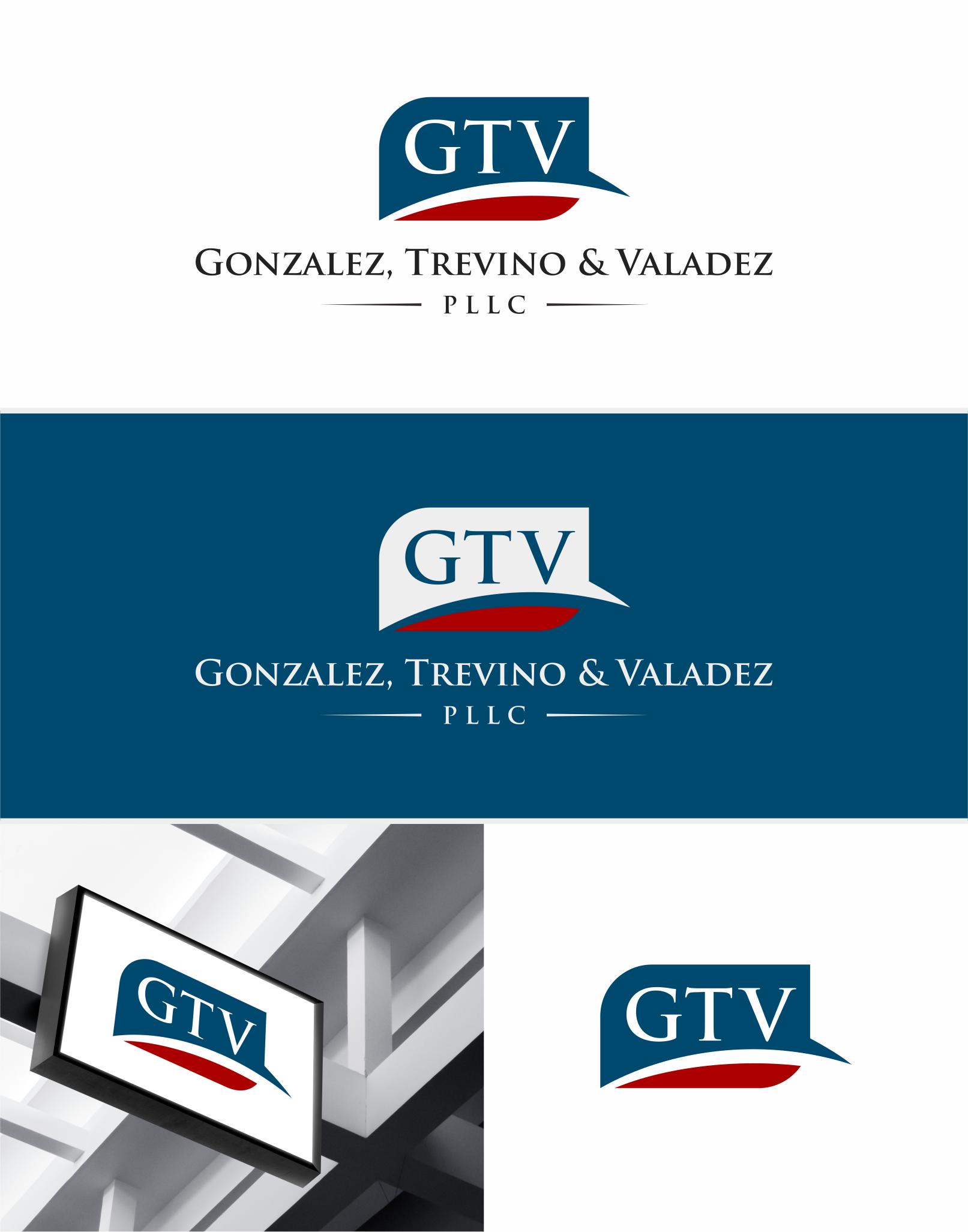 Logo Design by Sibyle for Gonzalez, Trevino & Valadez, PLLC | Design #36690590