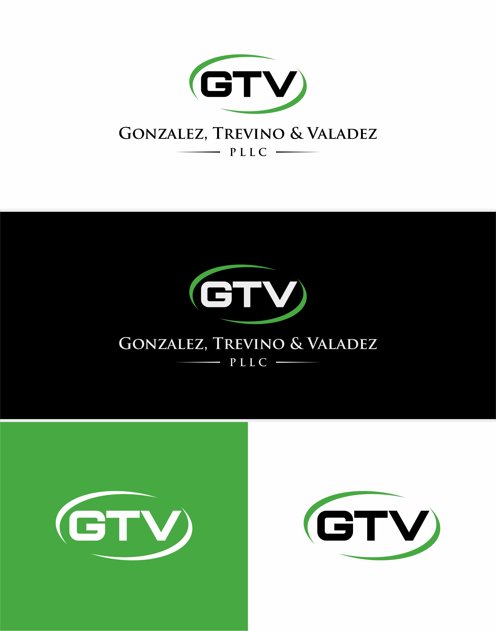 Logo Design by Sibyle for Gonzalez, Trevino & Valadez, PLLC | Design #36691110