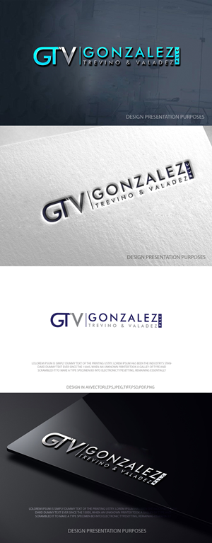 Logo Design by zebronicgraphic for Gonzalez, Trevino & Valadez, PLLC | Design: #36694187