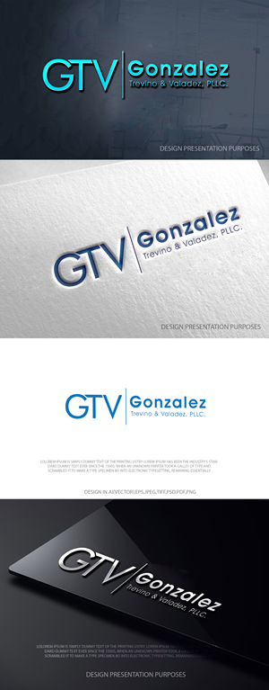 Logo Design by zebronicgraphic for Gonzalez, Trevino & Valadez, PLLC | Design: #36694189