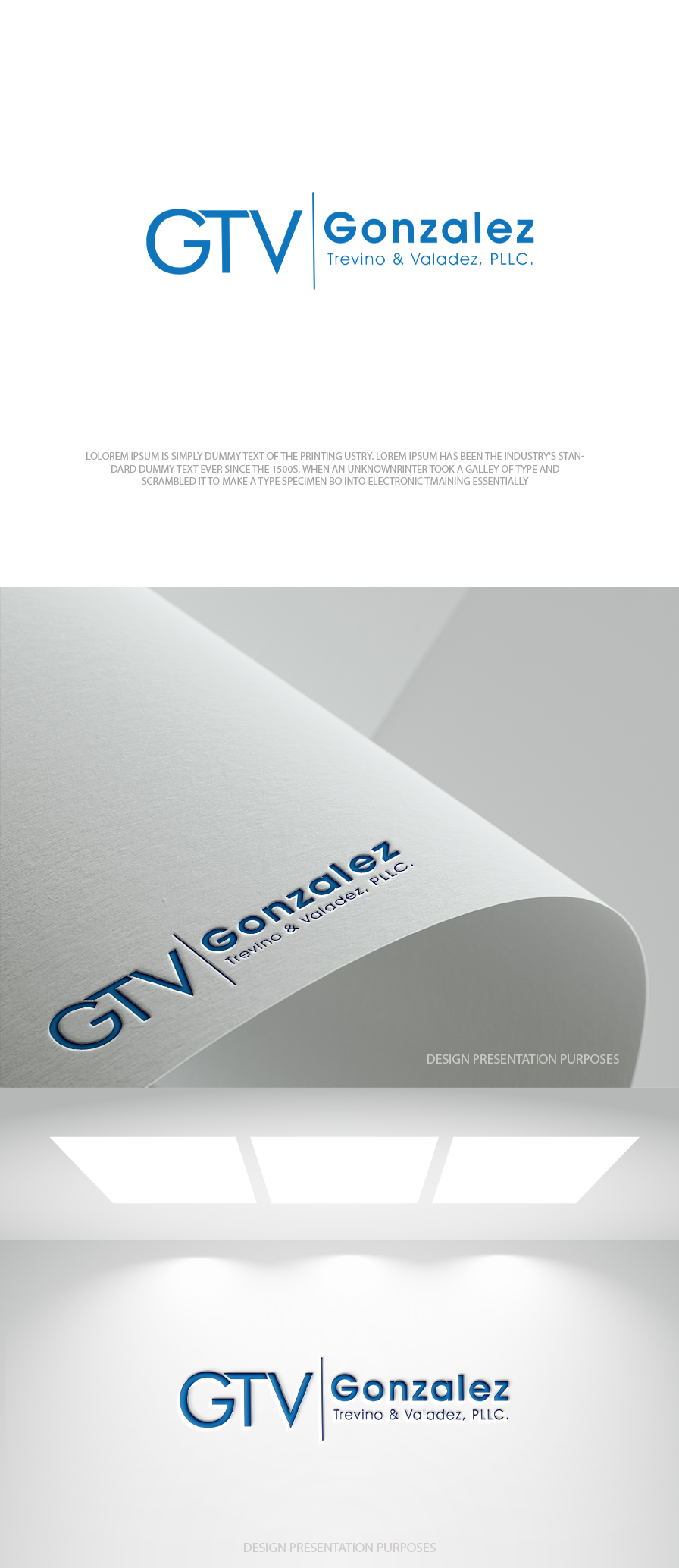 Logo Design by zebronicgraphic for Gonzalez, Trevino & Valadez, PLLC | Design #36694190