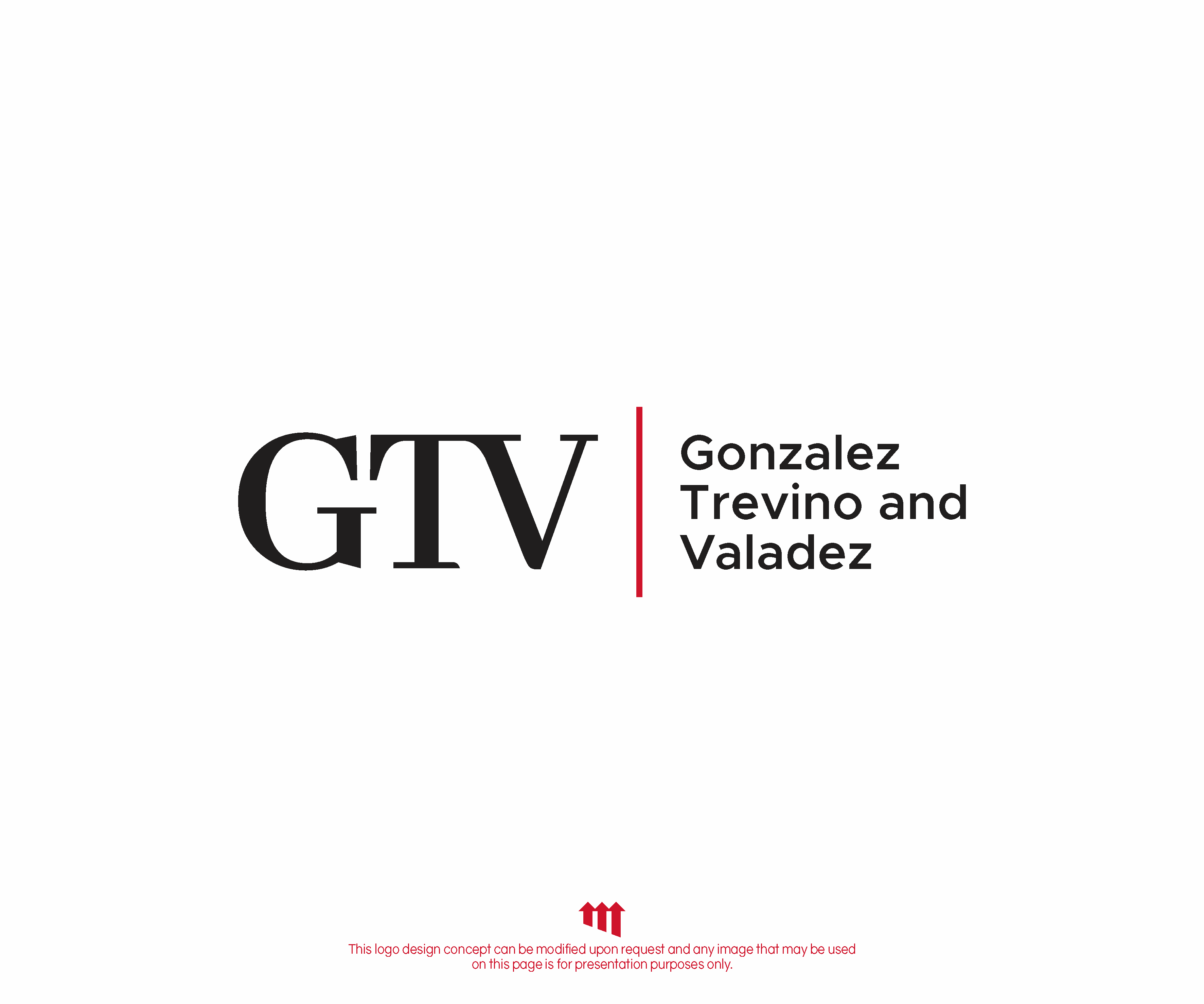 Logo Design by MBARO for Gonzalez, Trevino & Valadez, PLLC | Design #36725051