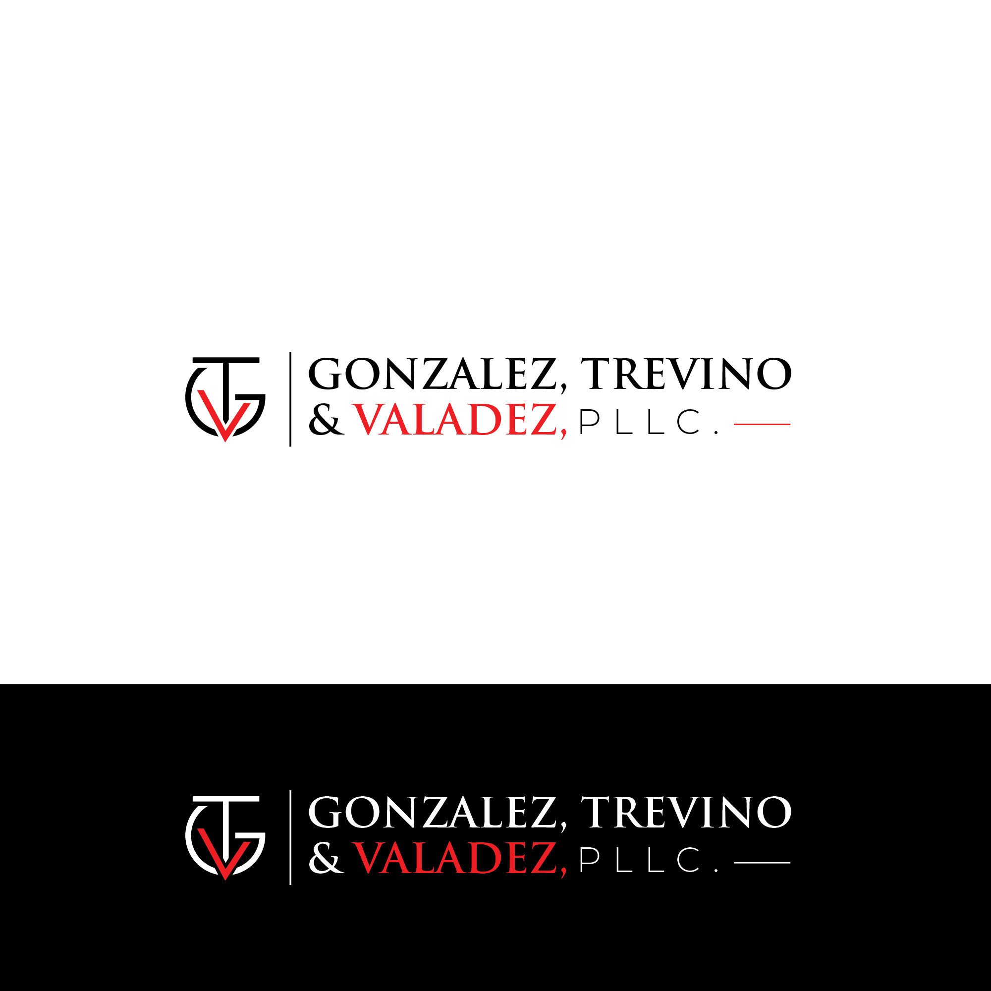 Logo Design by Maxo-Biz for Gonzalez, Trevino & Valadez, PLLC | Design #36692554
