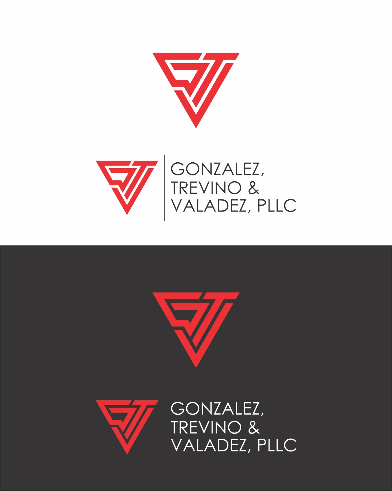 Logo Design by jssaan for Gonzalez, Trevino & Valadez, PLLC | Design #36691583