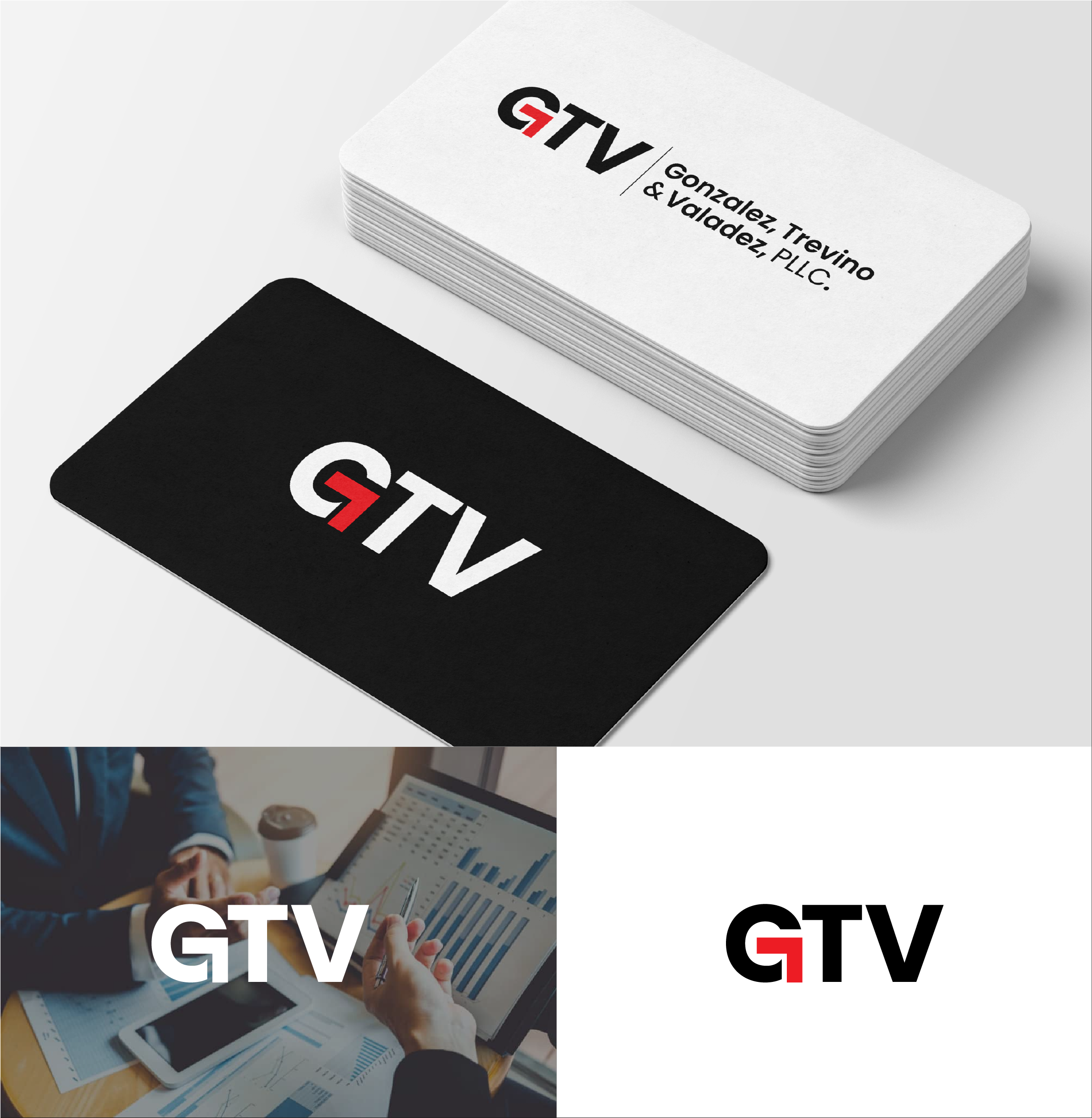 Logo Design by gauravgraphy for Gonzalez, Trevino & Valadez, PLLC | Design #36690307
