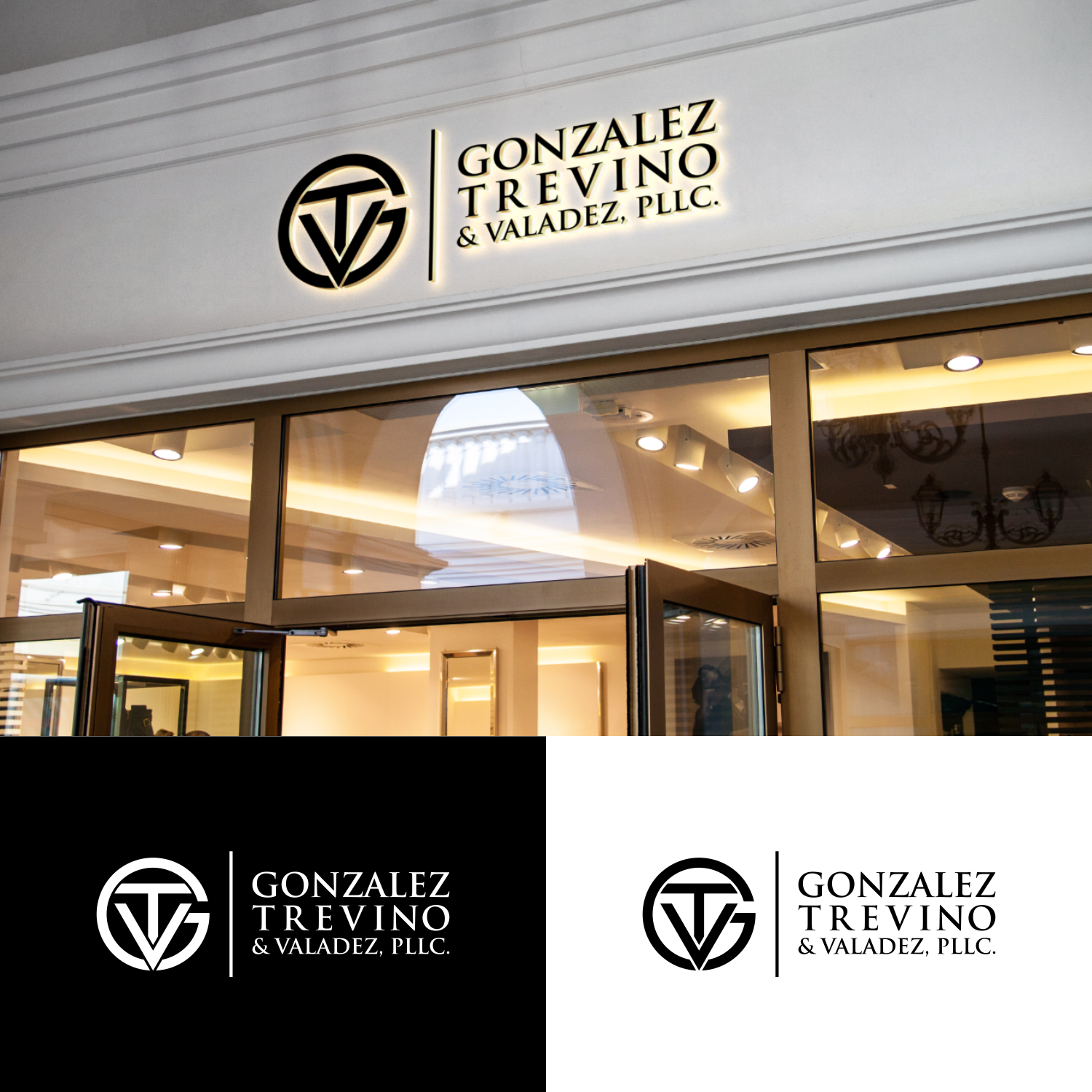 Logo Design by robbyart0809 for Gonzalez, Trevino & Valadez, PLLC | Design #36703461