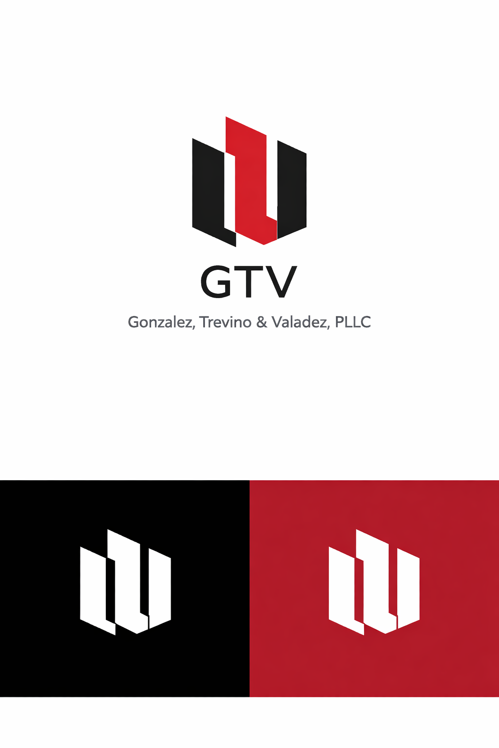 Logo Design by Kkanti for Gonzalez, Trevino & Valadez, PLLC | Design #36724047
