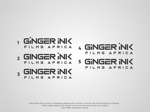 Logo-Design von AbrinaDesign für Ginger Ink Films Africa | Design: #36723303