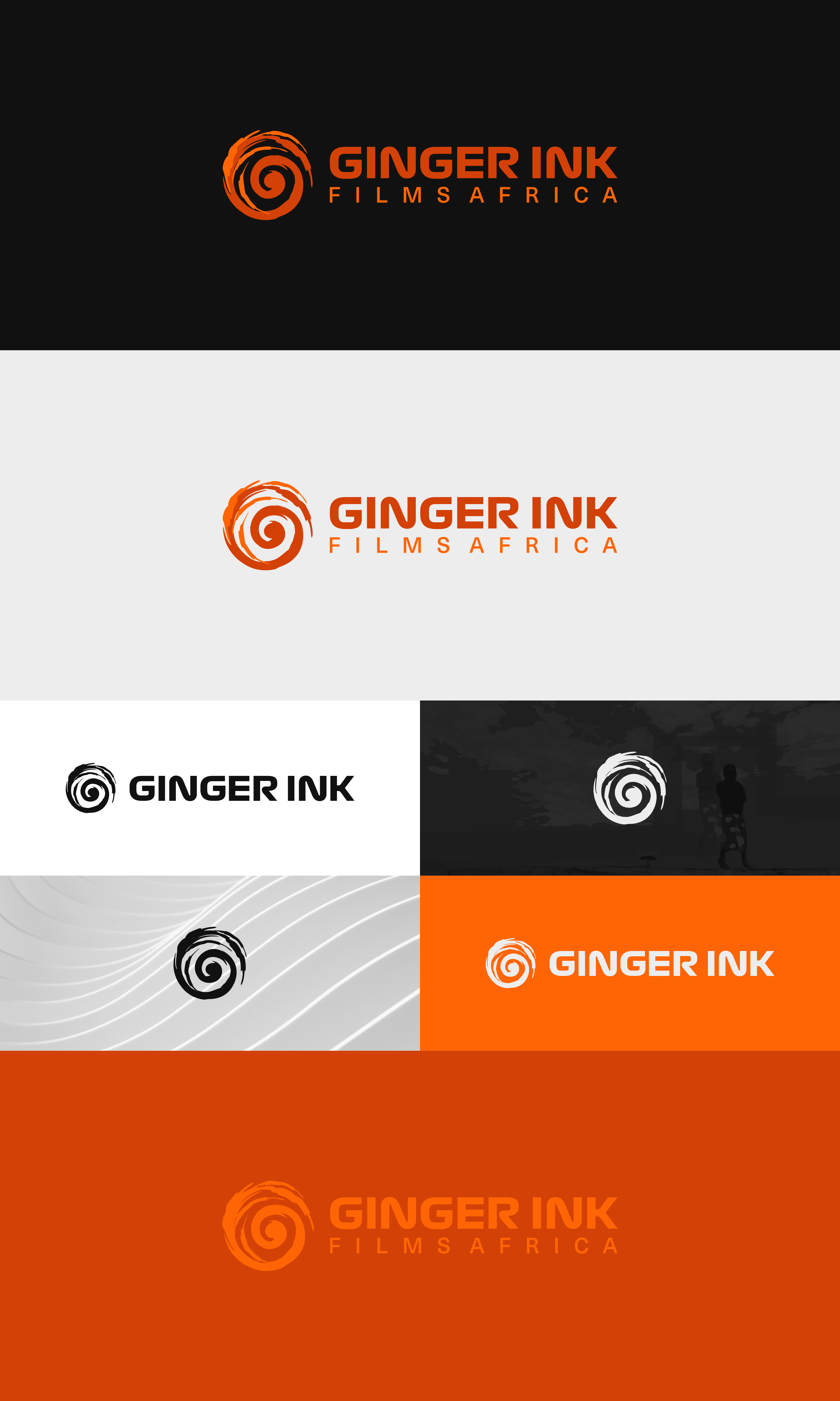 Diseño de Logo por Adilia Romadina para Ginger Ink Films Africa | Diseño #36706378
