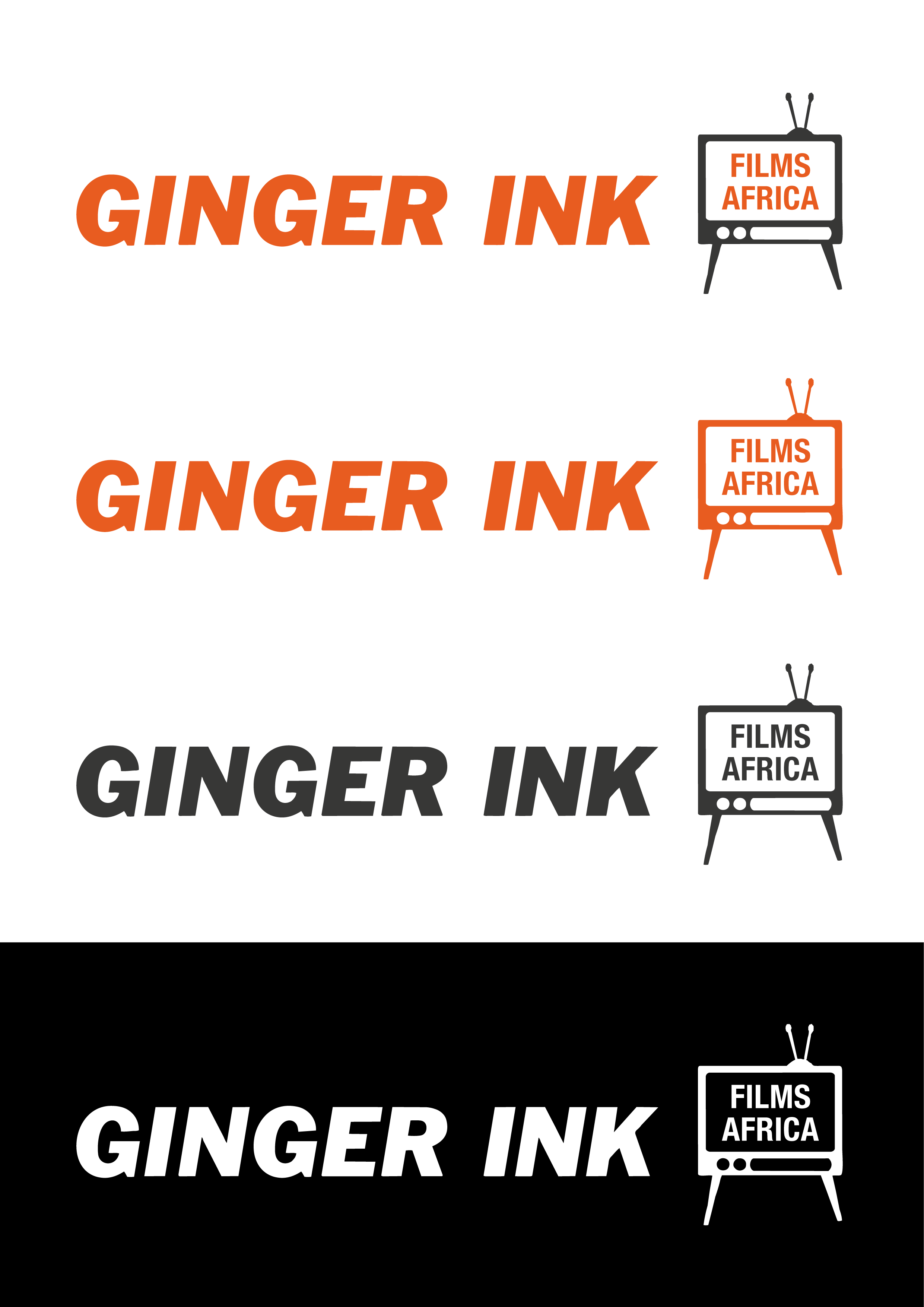 Logo Design by MarkoE for Ginger Ink Films Africa | Design #36705061