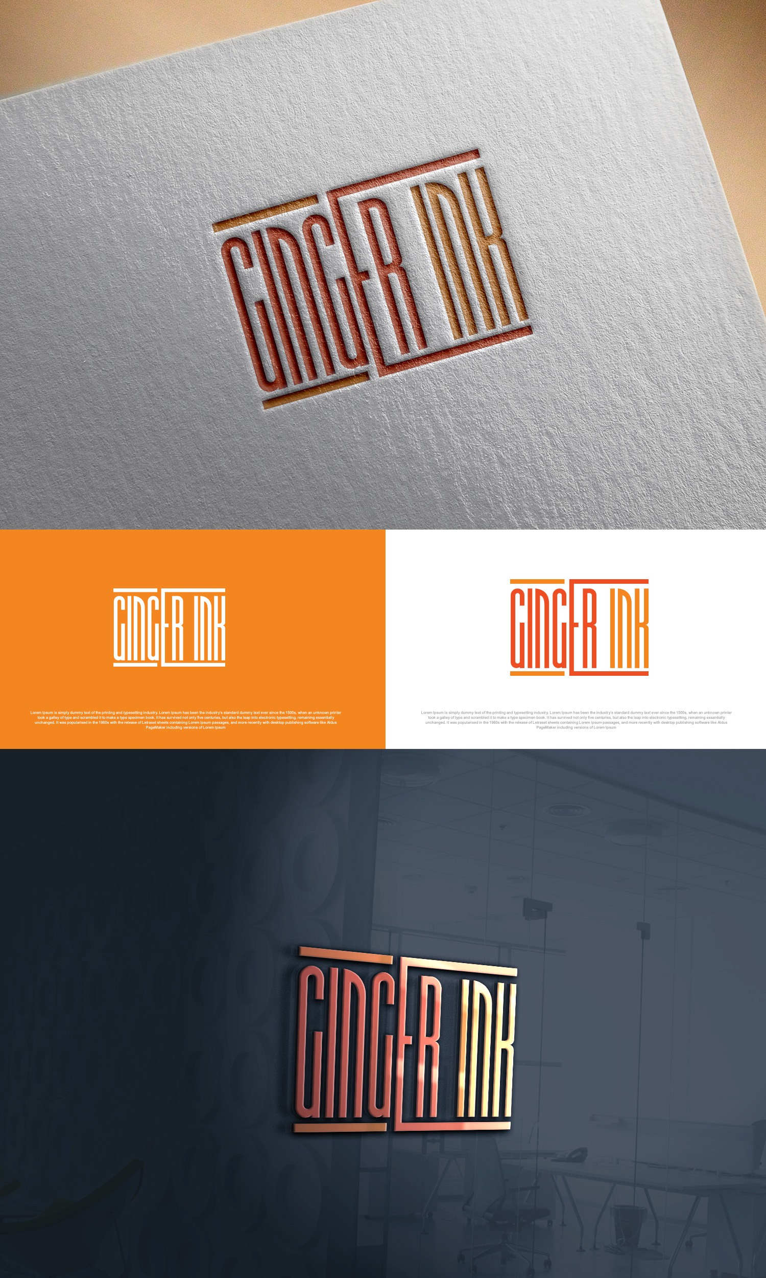 Diseño de Logo por Ahsan Designs para Ginger Ink Films Africa | Diseño #36710429