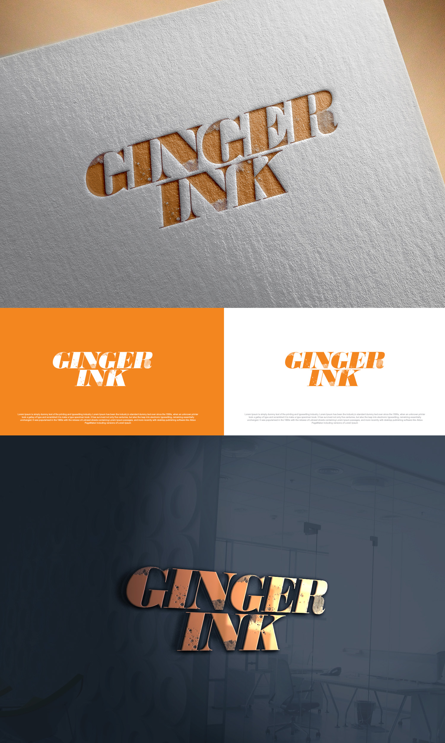 Diseño de Logo por Ahsan Designs para Ginger Ink Films Africa | Diseño #36710430
