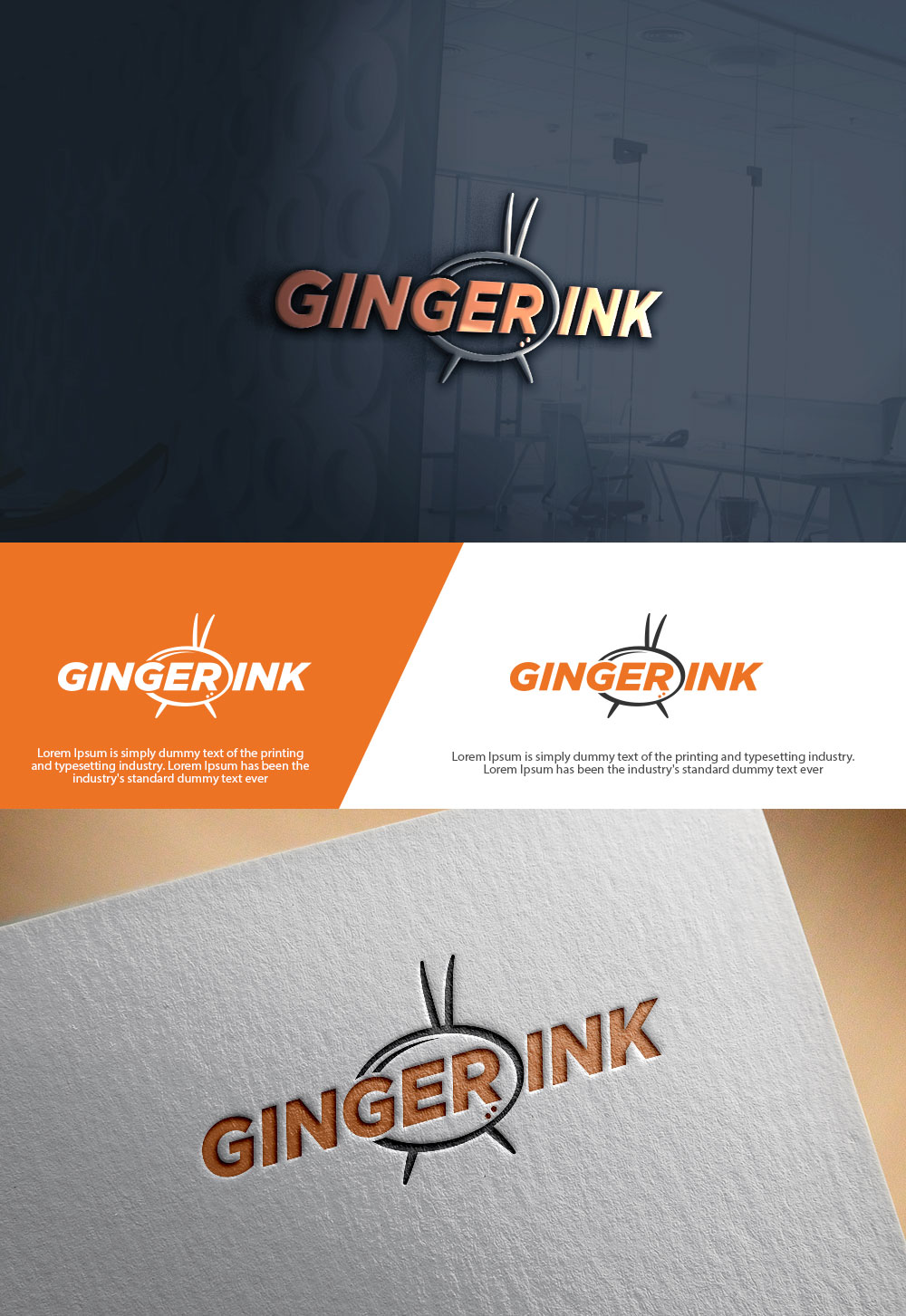 Diseño de Logo por sulemani  creation para Ginger Ink Films Africa | Diseño #36706641