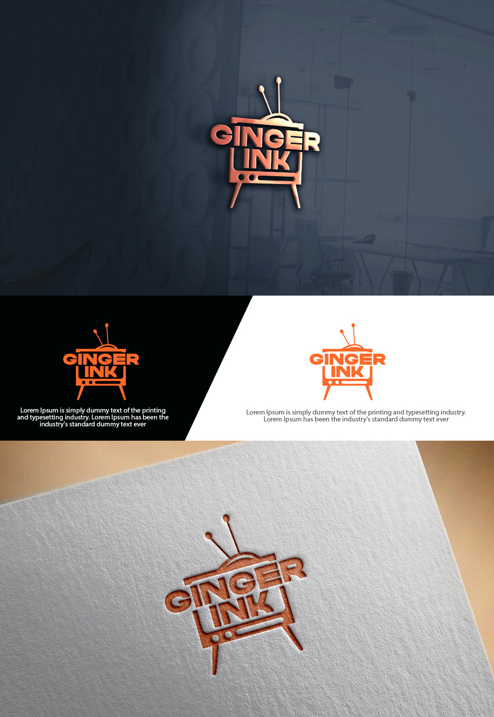 Diseño de Logo por sulemani  creation para Ginger Ink Films Africa | Diseño #36706642