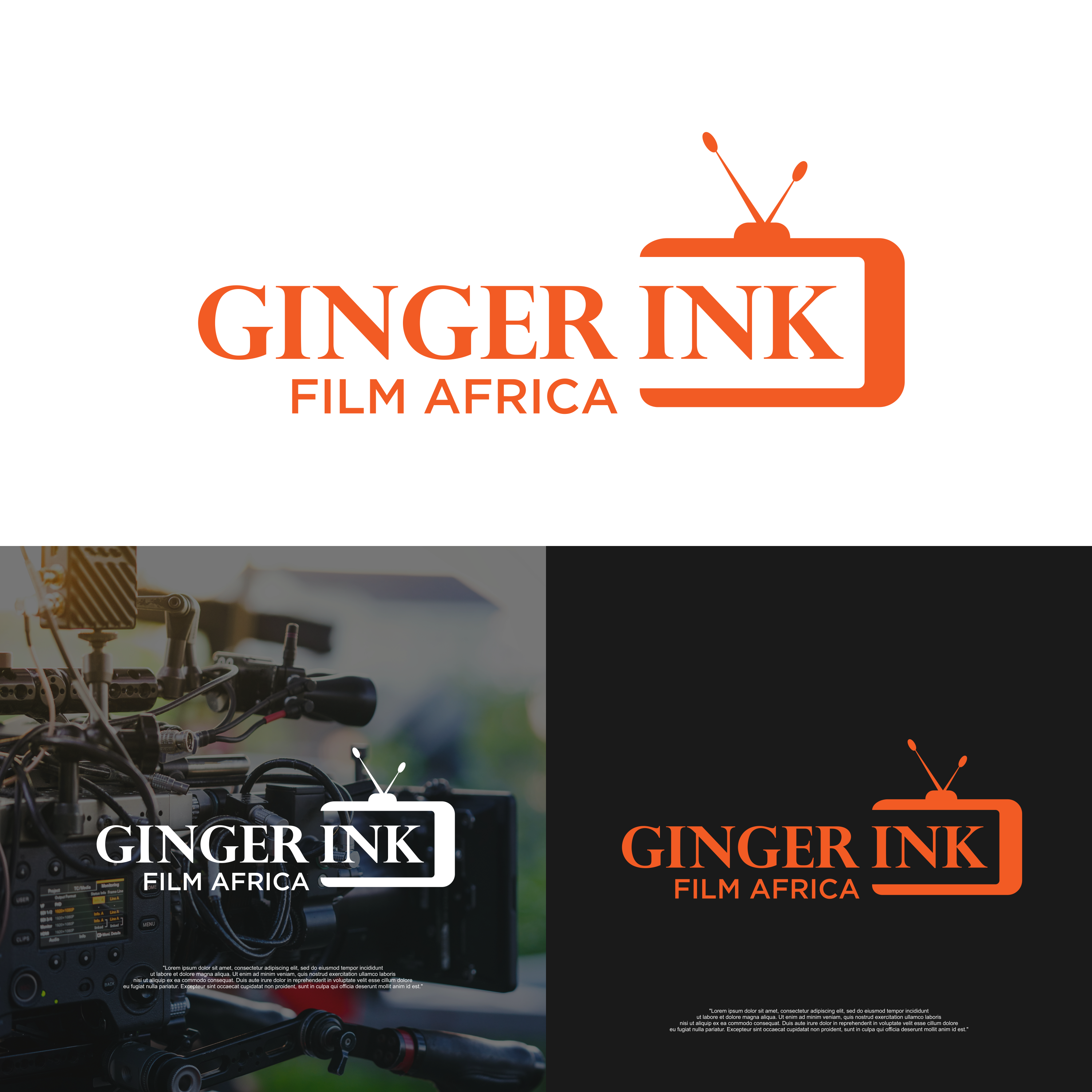 Logo Design by arillingga for Ginger Ink Films Africa | Design #36705501