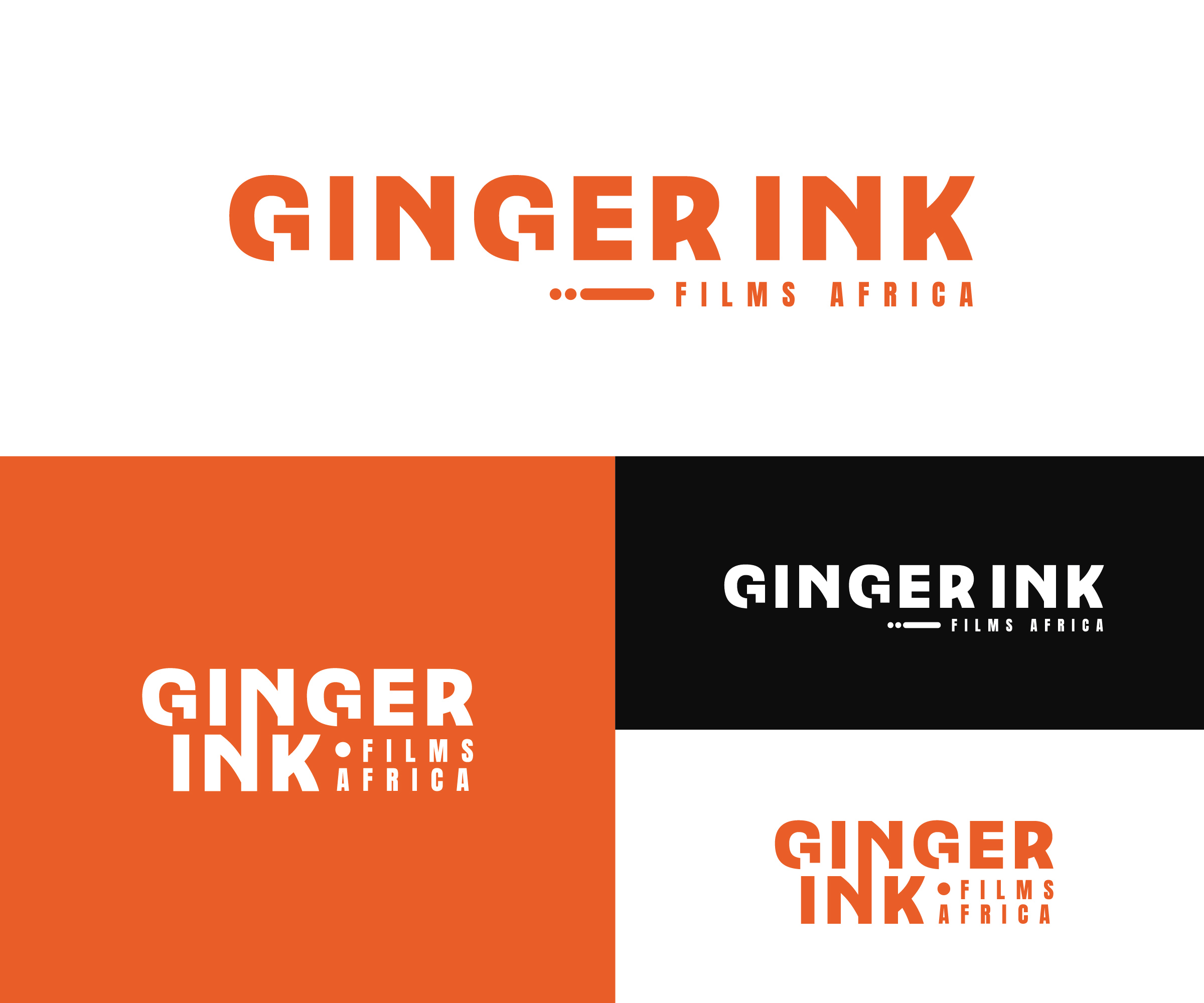 Diseño de Logo por DesignShaper para Ginger Ink Films Africa | Diseño #36704529