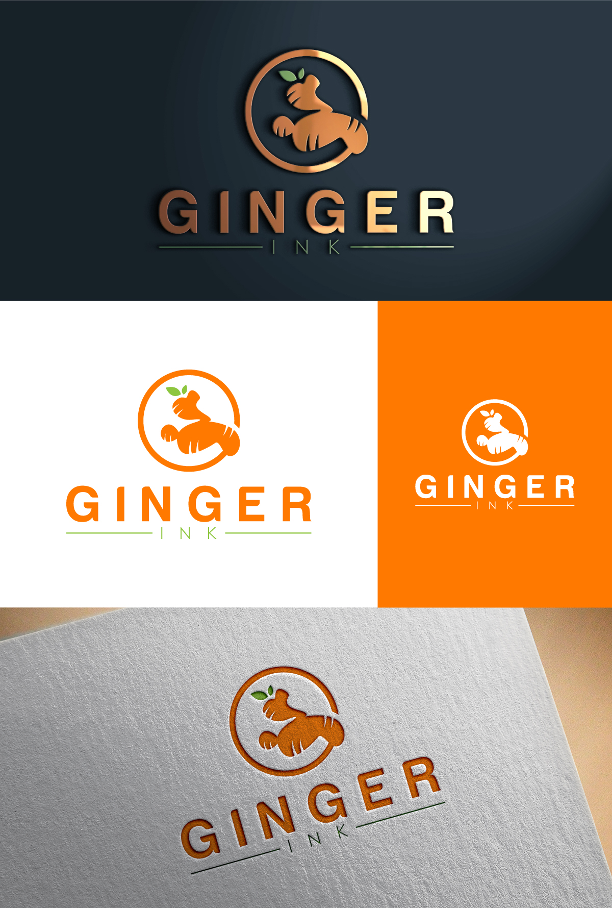 Diseño de Logo por ariba6269 para Ginger Ink Films Africa | Diseño #36705683