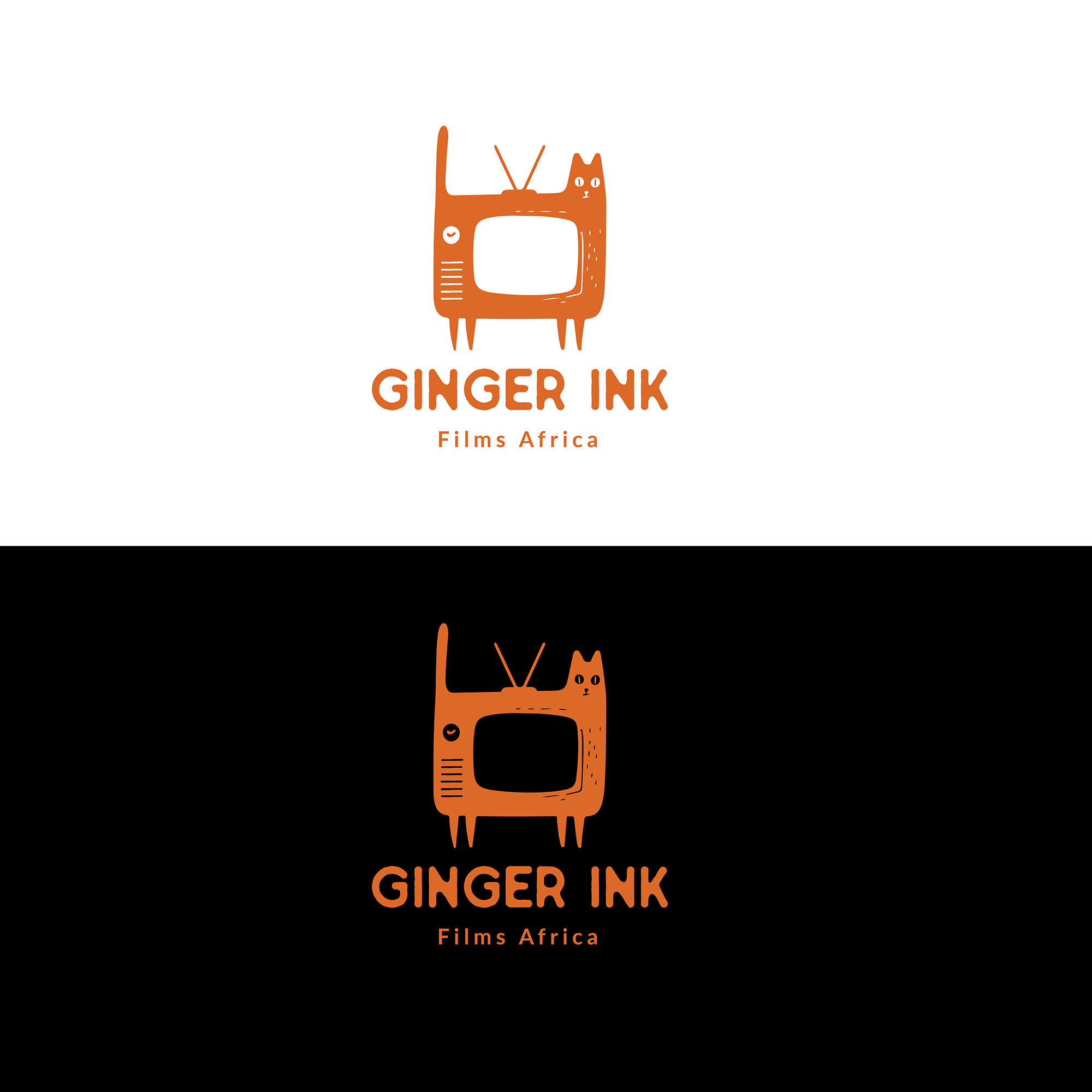 Logo Design by RoundYellow for Ginger Ink Films Africa | Design #36711375