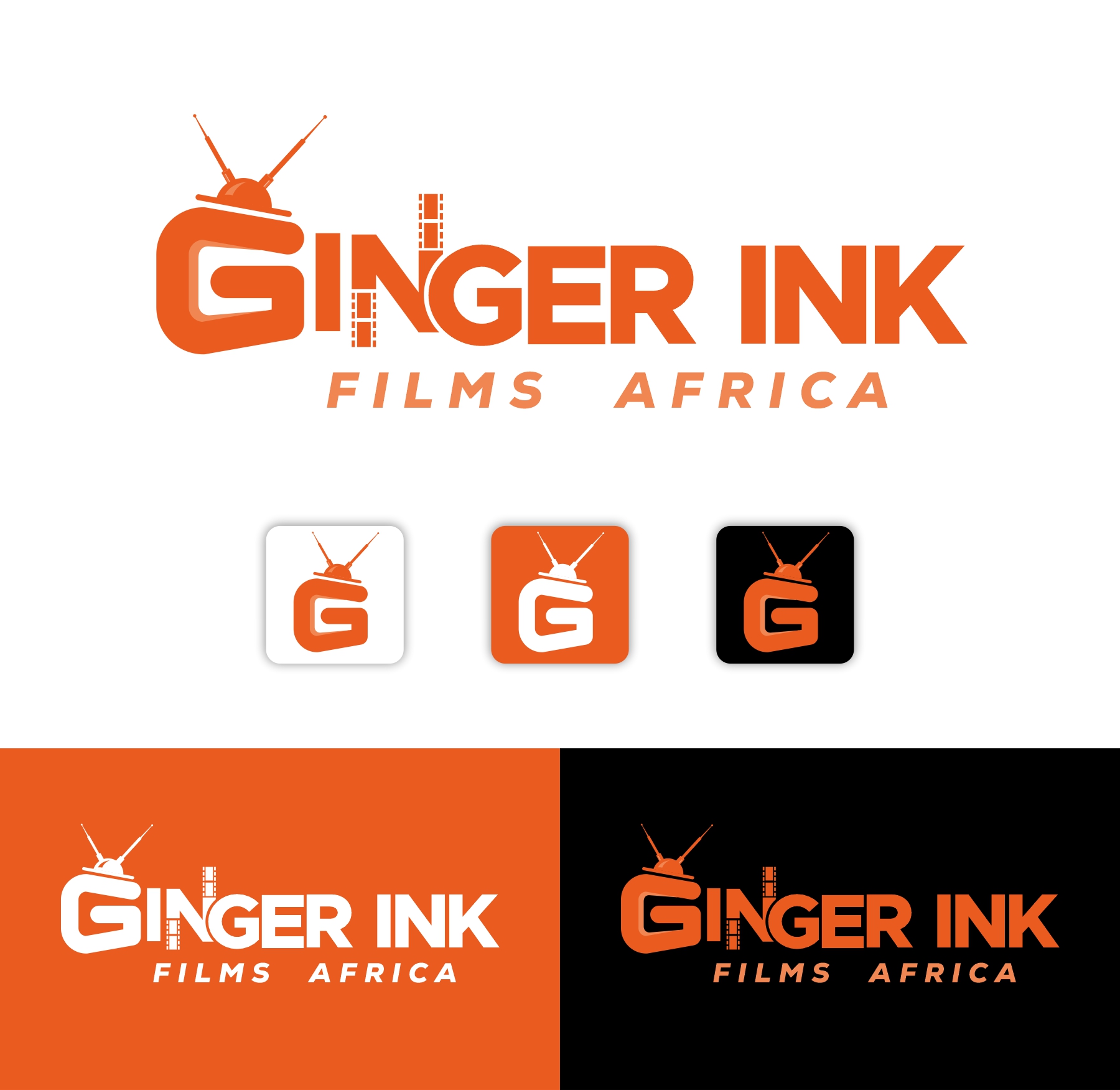 Logo-Design von debdesign für Ginger Ink Films Africa | Design #36715480