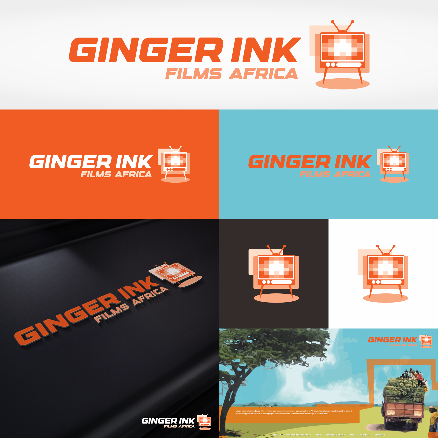 Logo-Design von UP_Creative für Ginger Ink Films Africa | Design #36739772