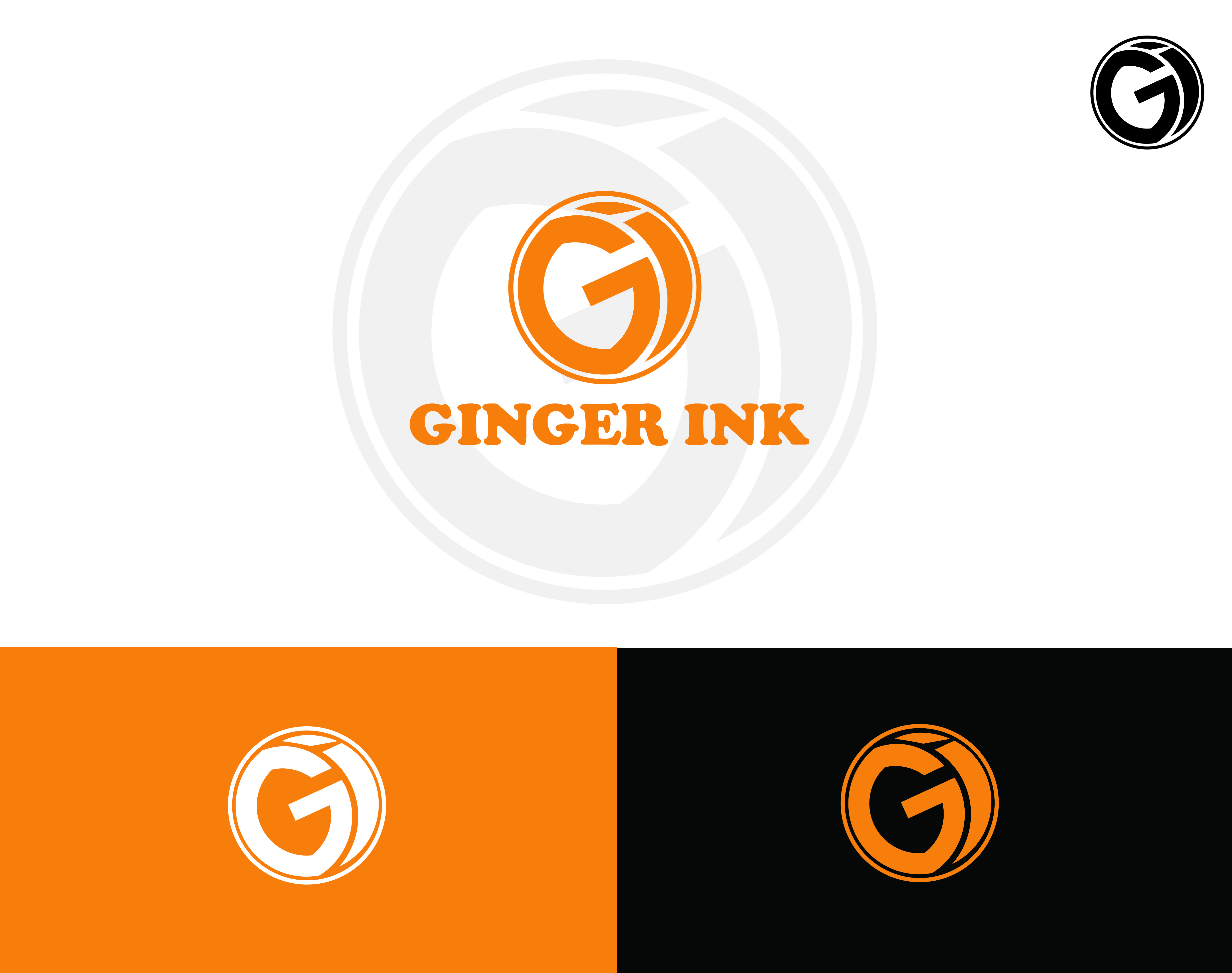 Logo-Design von MAK45 für Ginger Ink Films Africa | Design #36711704