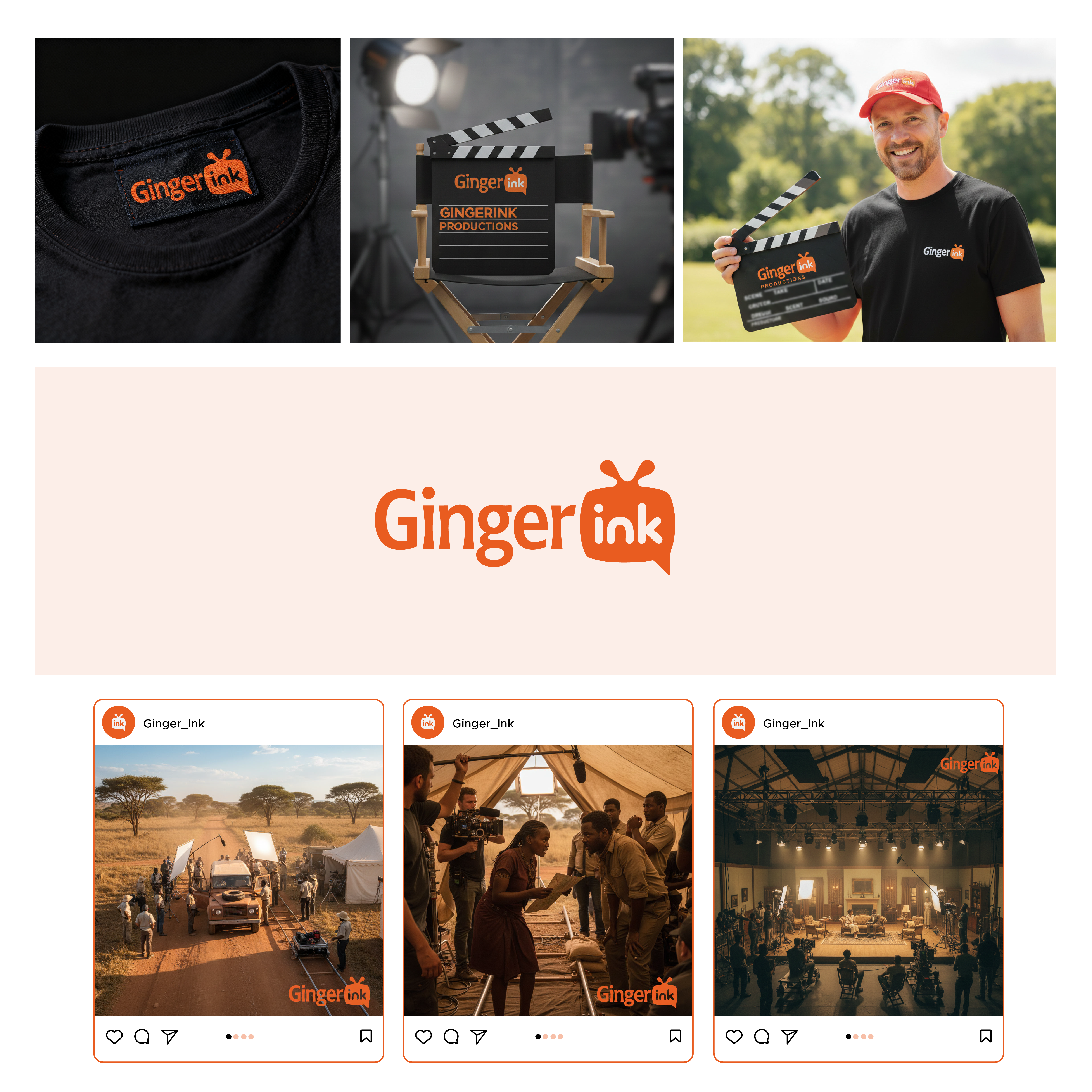 Logo-Design von Daven für Ginger Ink Films Africa | Design #36718790