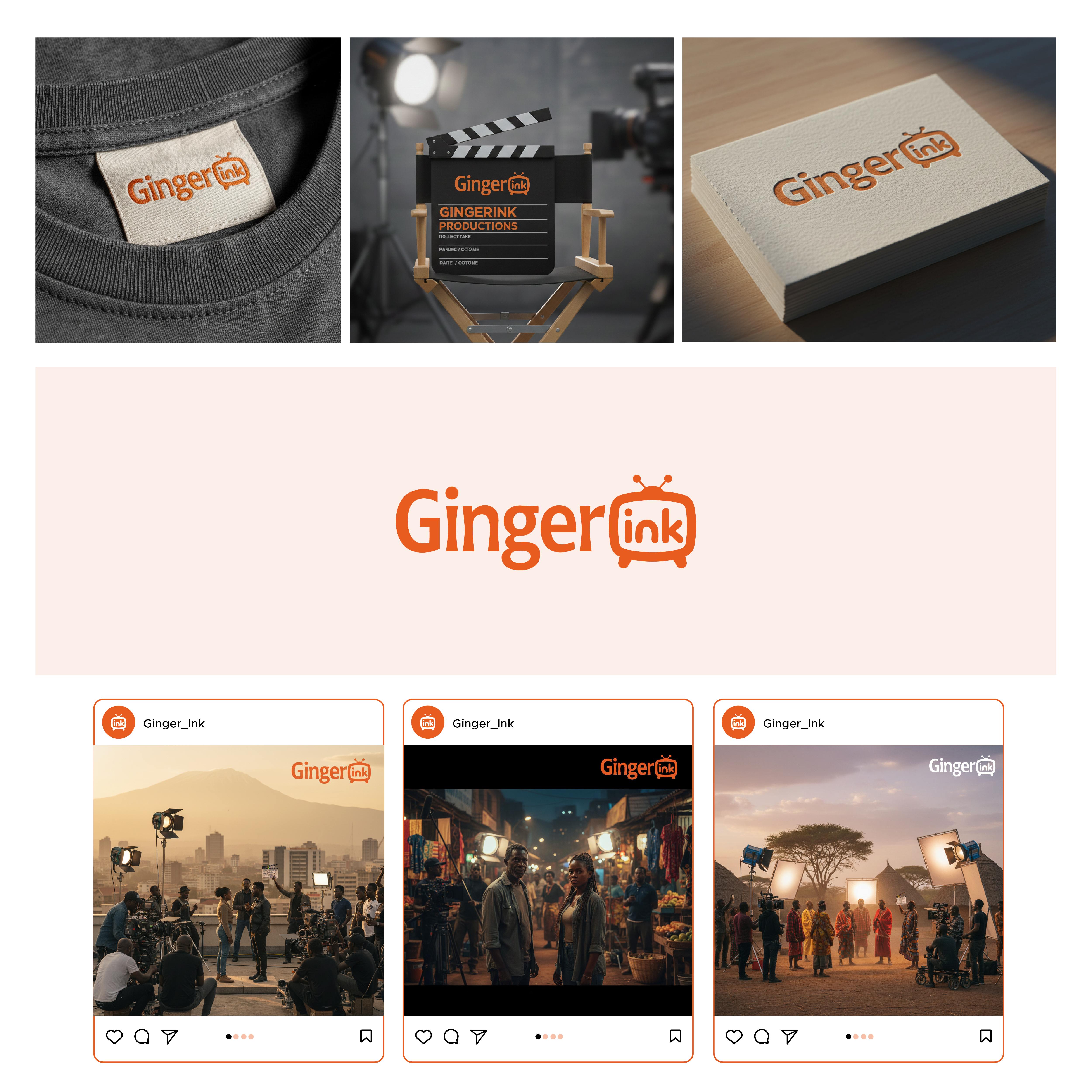 Logo-Design von Daven für Ginger Ink Films Africa | Design #36719040