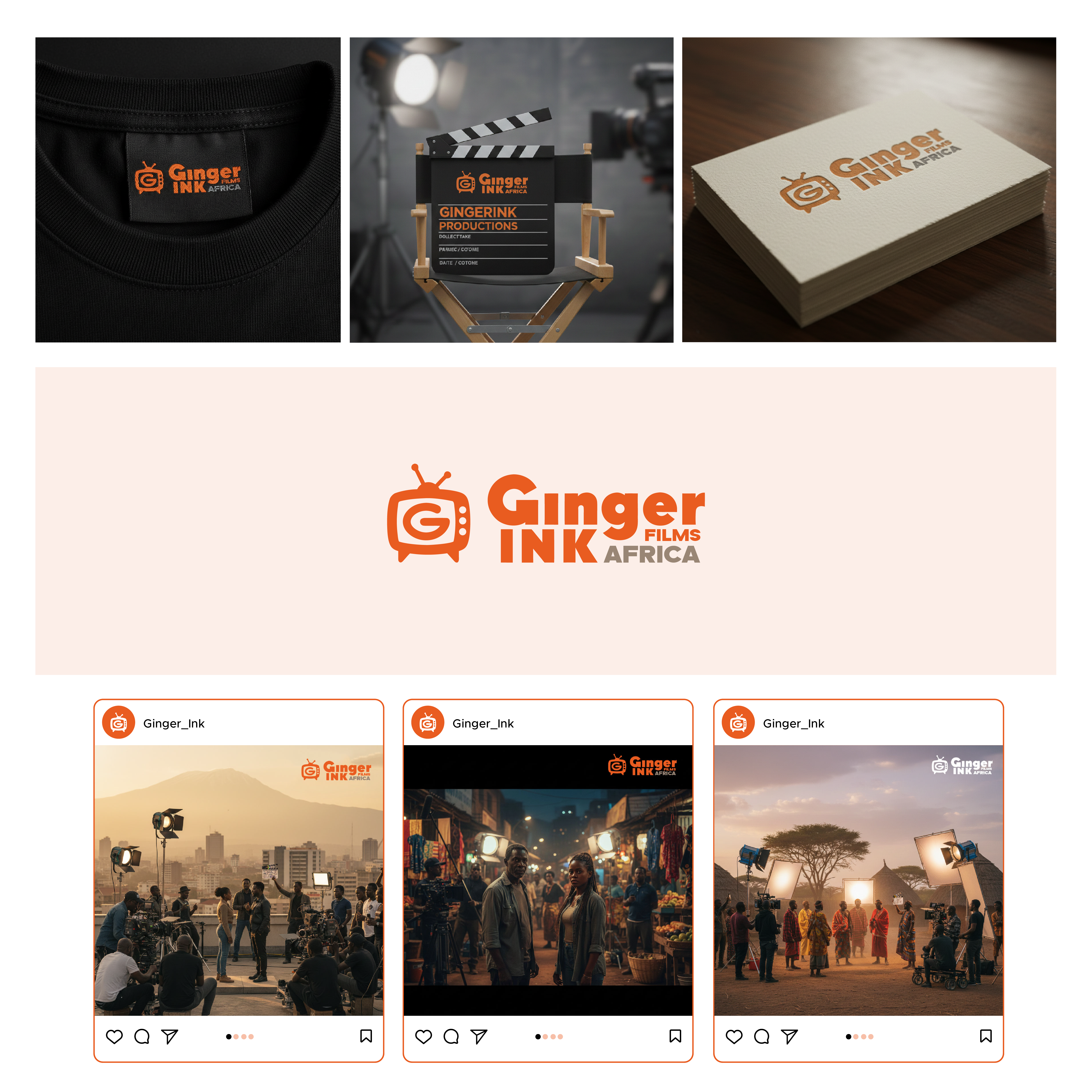 Logo-Design von Daven für Ginger Ink Films Africa | Design #36724496