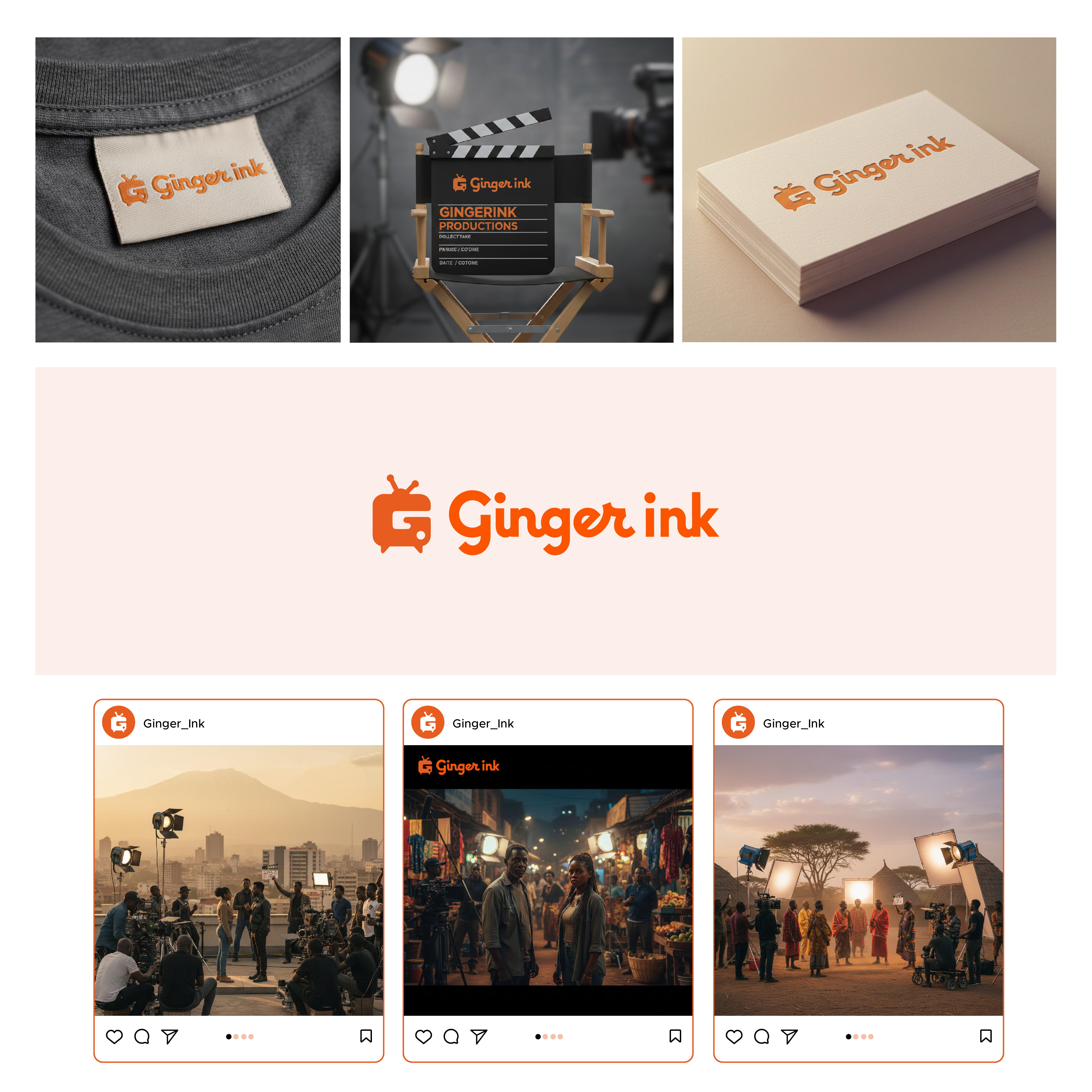 Logo-Design von Daven für Ginger Ink Films Africa | Design #36724952