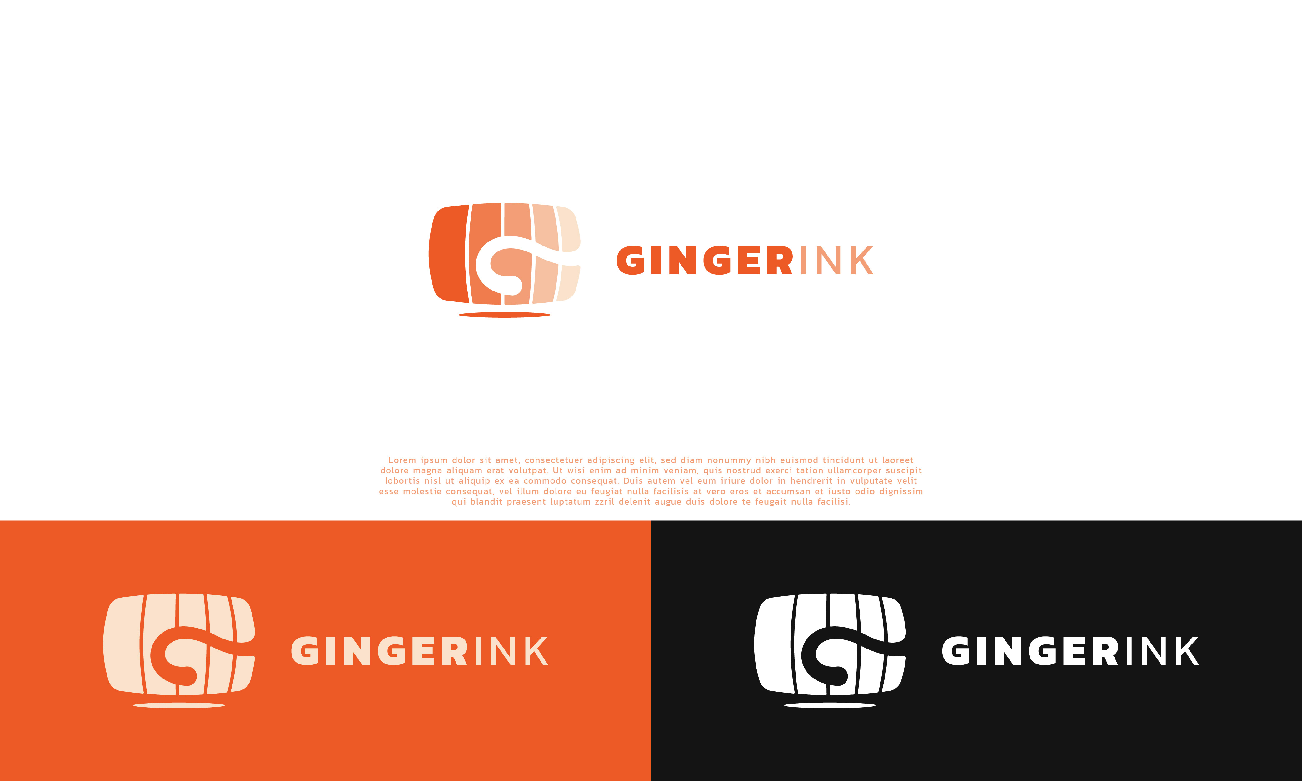 Logo Design by Kornelius - Lahalah for Ginger Ink Films Africa | Design #36708125
