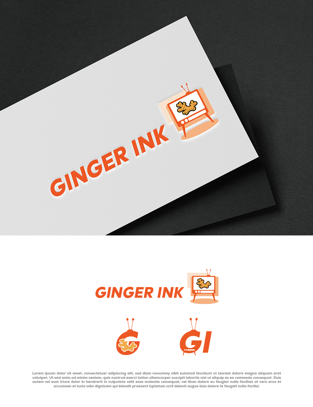 Diseño de Logo por Amelia 25 para Ginger Ink Films Africa | Diseño #36706468