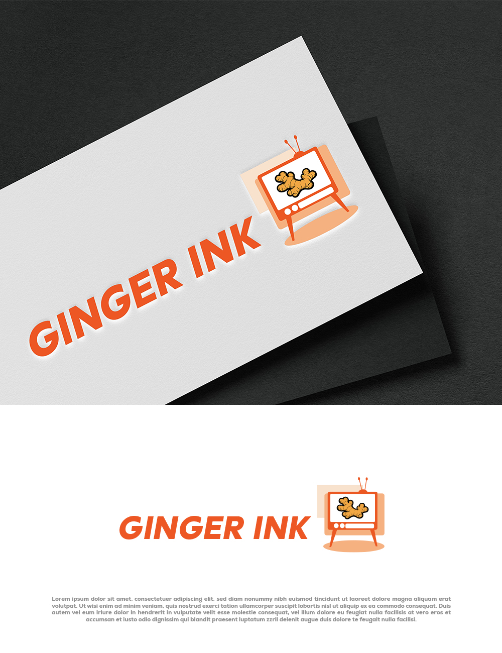 Diseño de Logo por Amelia 25 para Ginger Ink Films Africa | Diseño #36706469