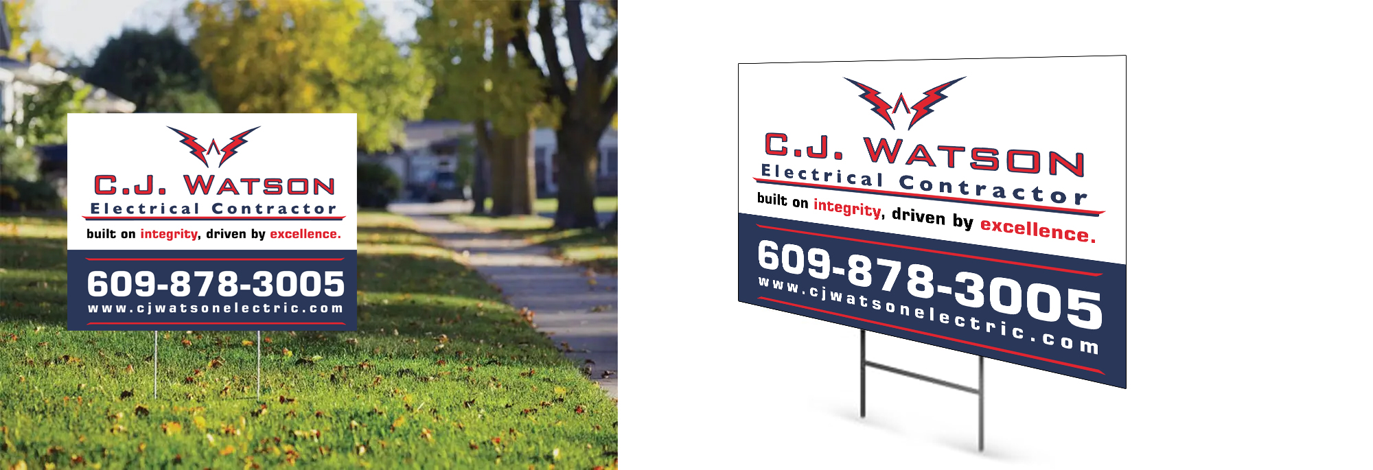 Design de Panneau par uk pour CJ Watson Electrical Contractor | Design #36695223