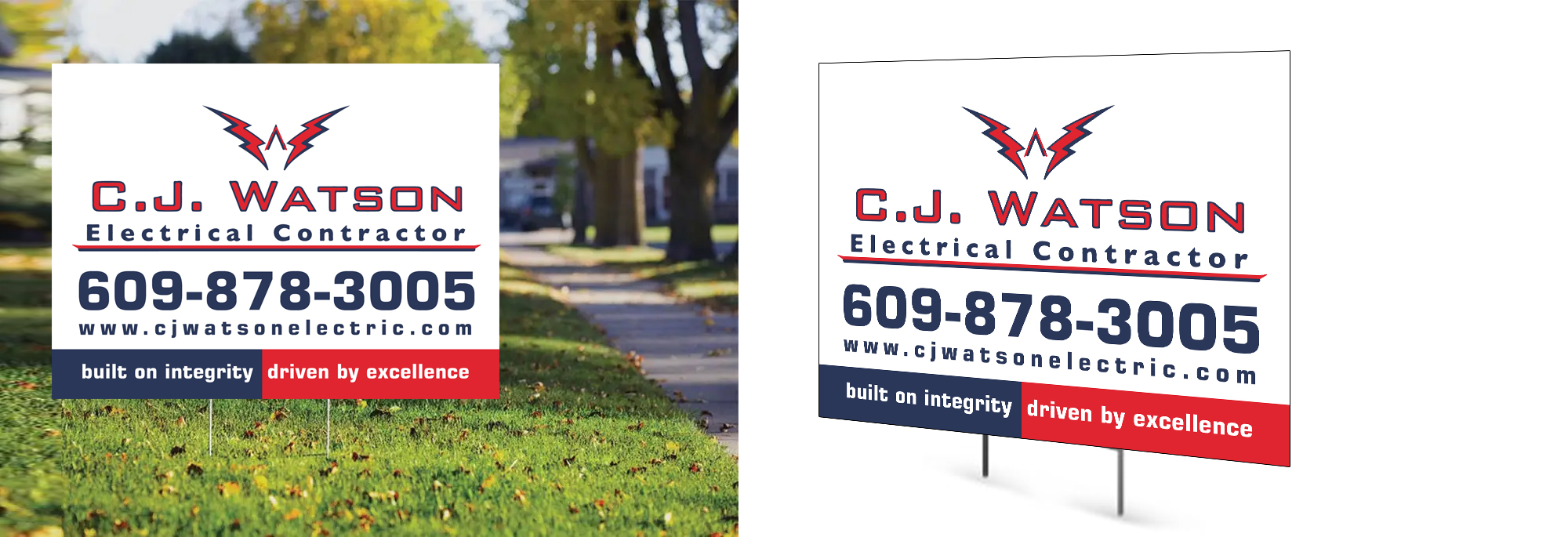 Diseño de Señalética por uk para CJ Watson Electrical Contractor | Diseño #36695269