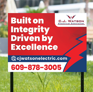 Diseño de Señalética por Sun Creative para CJ Watson Electrical Contractor | Diseño: #36695254