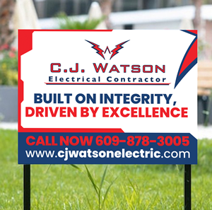 Diseño de Señalética por Sun Creative para CJ Watson Electrical Contractor | Diseño: #36695263