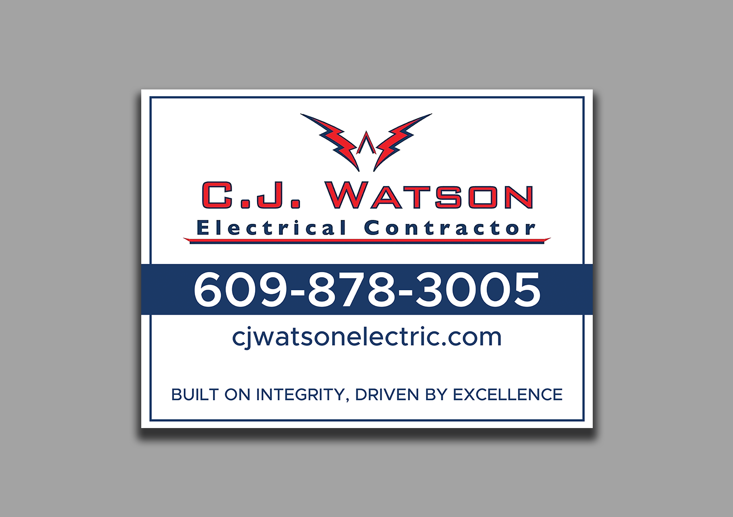 Design de Panneau par Expert Bappy pour CJ Watson Electrical Contractor | Design #36694488