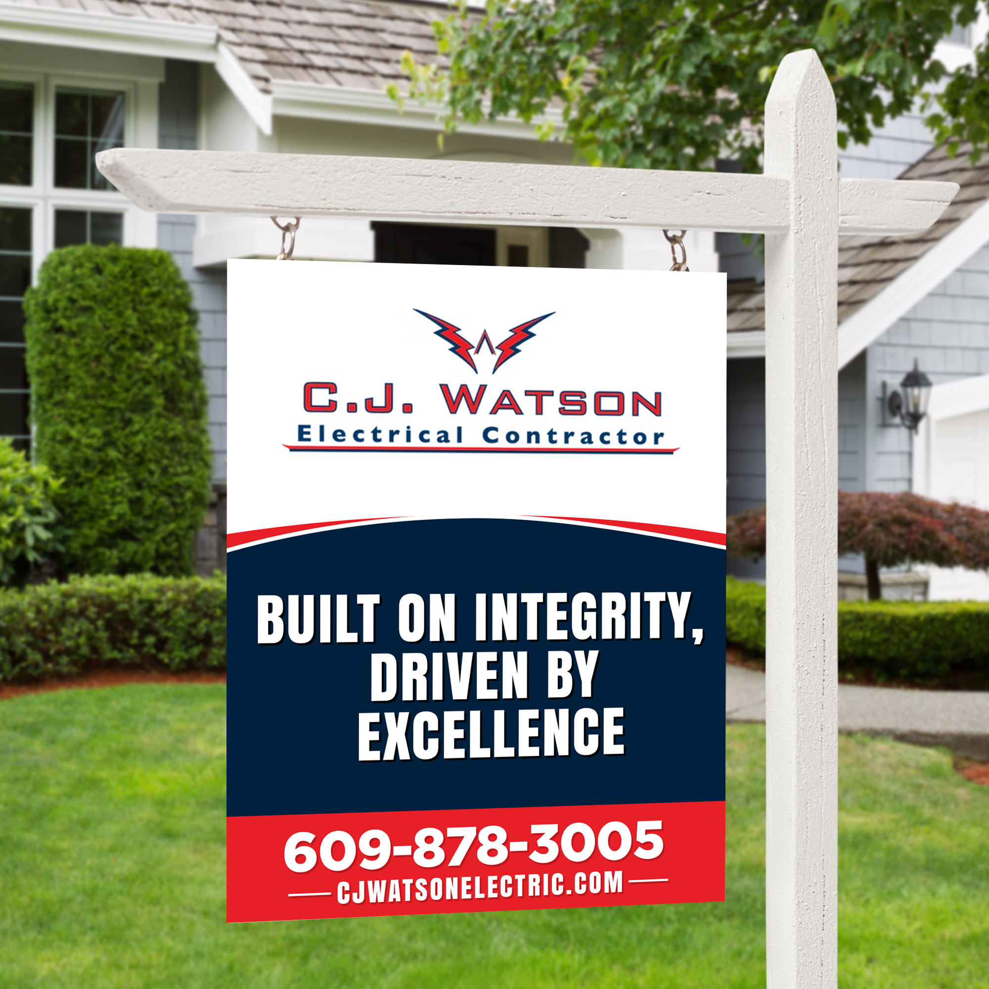 Design de Panneau par WellDesign pour CJ Watson Electrical Contractor | Design #36695347