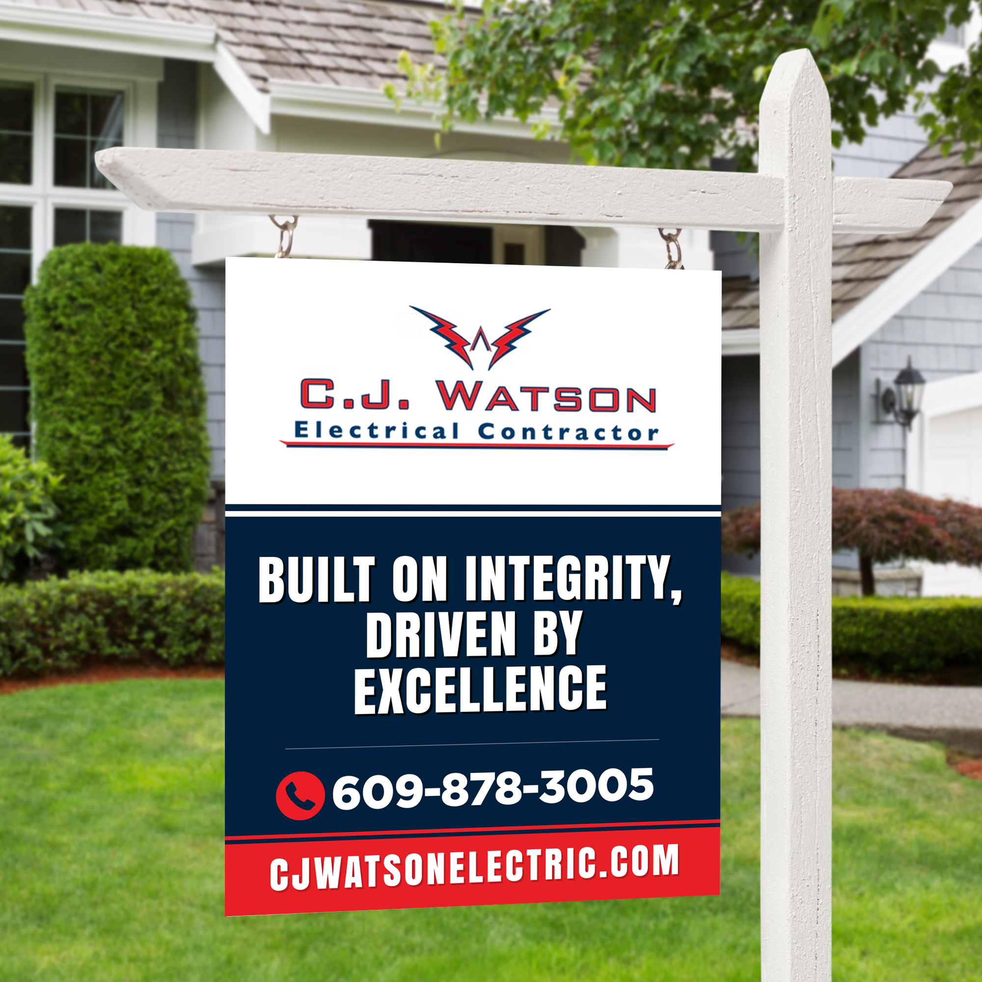 Design de Panneau par WellDesign pour CJ Watson Electrical Contractor | Design #36695348