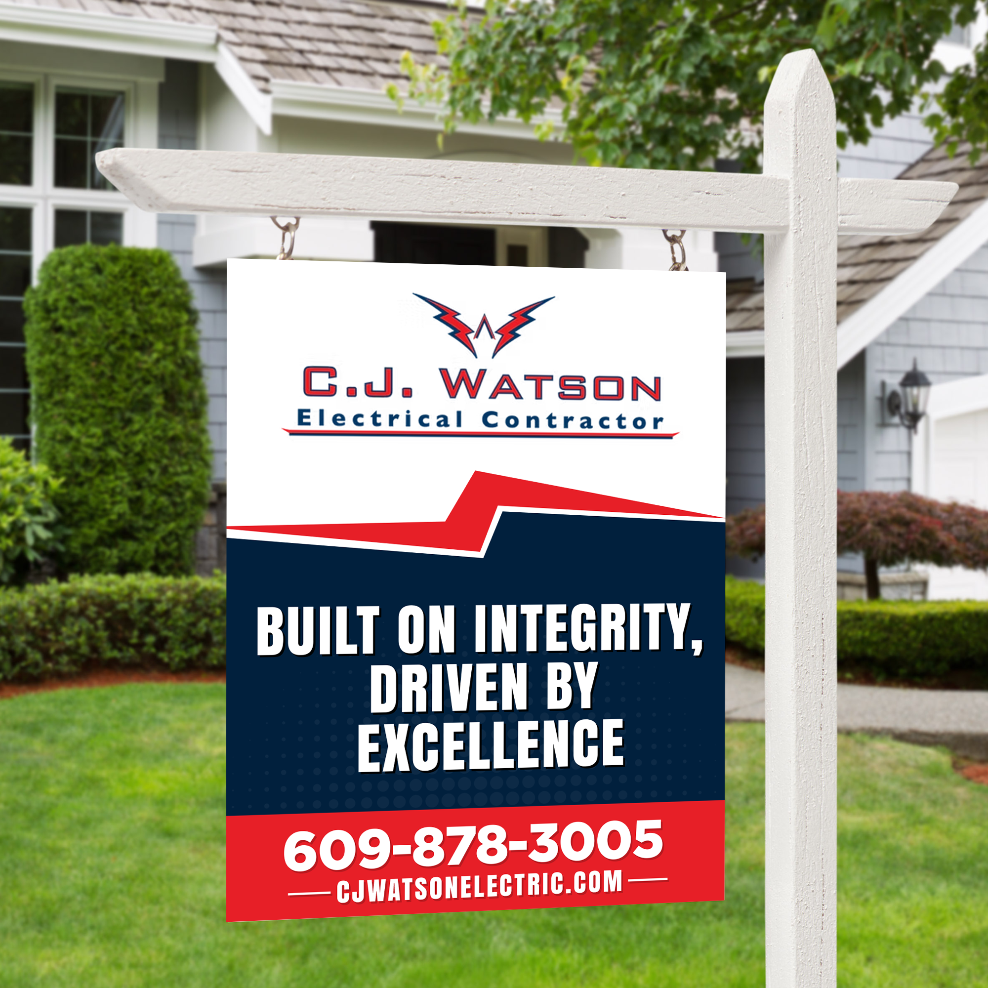 Design de Panneau par WellDesign pour CJ Watson Electrical Contractor | Design #36695349