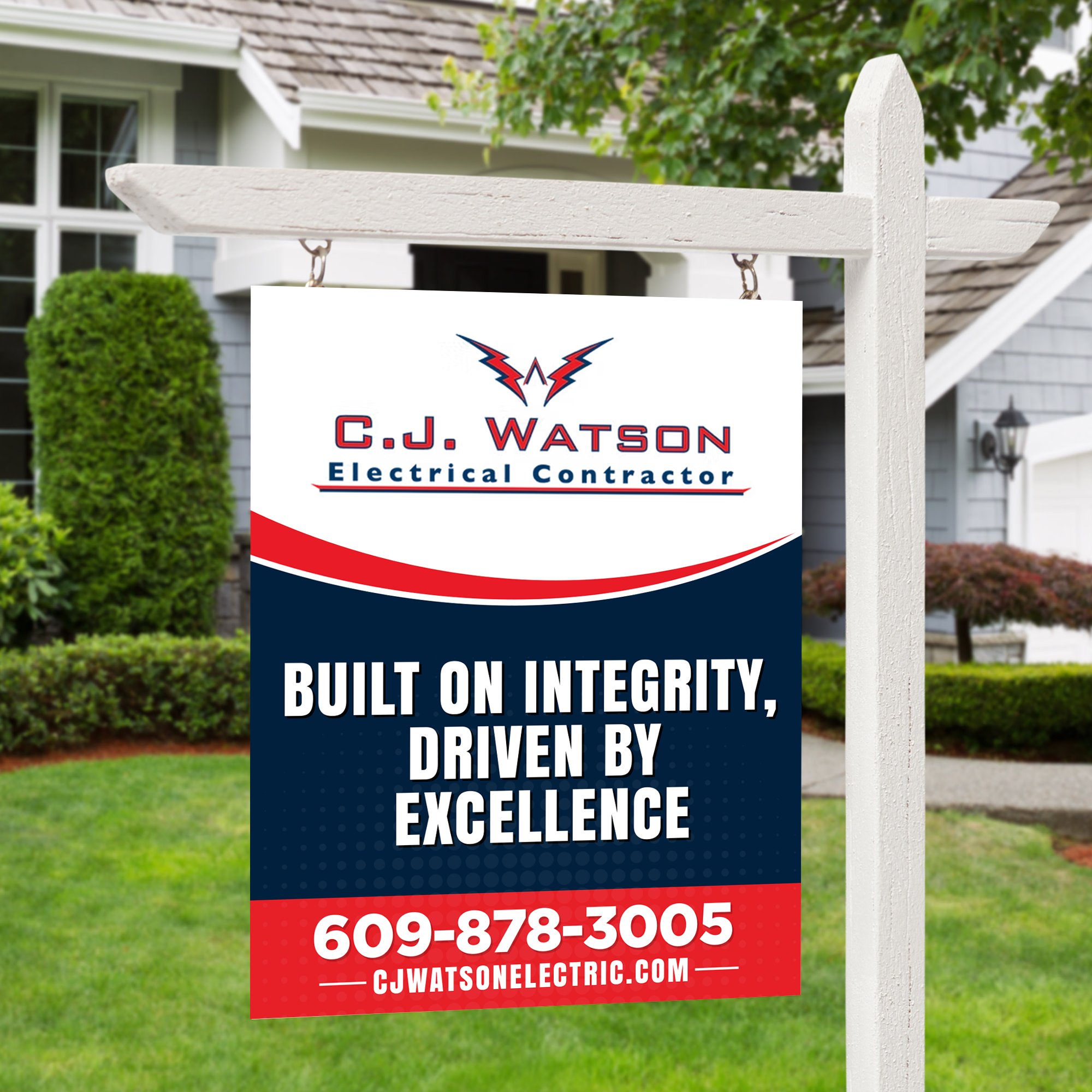 Diseño de Señalética por WellDesign para CJ Watson Electrical Contractor | Diseño #36695350