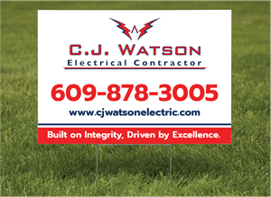 Diseño de Señalética por sumdes para CJ Watson Electrical Contractor | Diseño: #36694824