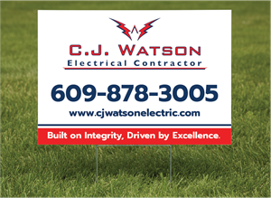 Diseño de Señalética por sumdes para CJ Watson Electrical Contractor | Diseño: #36694829