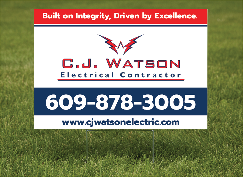 Diseño de Señalética por sumdes para CJ Watson Electrical Contractor | Diseño #36694833