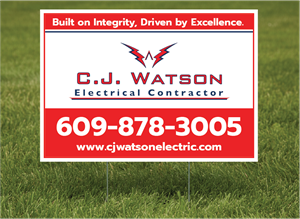 Diseño de Señalética por sumdes para CJ Watson Electrical Contractor | Diseño: #36694941