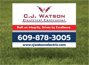 Diseño de Señalética por sumdes para CJ Watson Electrical Contractor | Diseño: #36694951