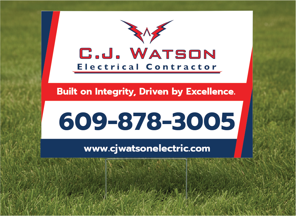 Diseño de Señalética por sumdes para CJ Watson Electrical Contractor | Diseño #36694987